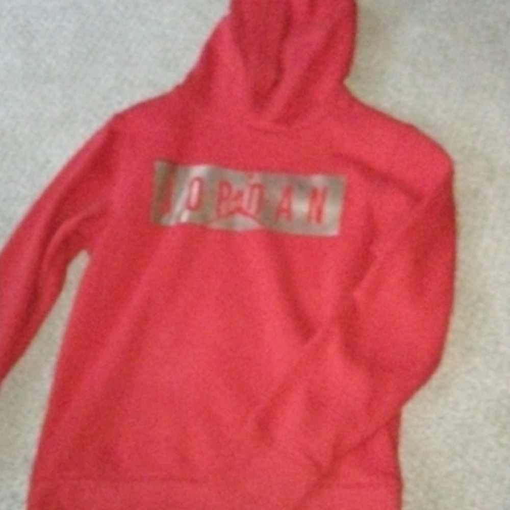 red Jordans hoodie